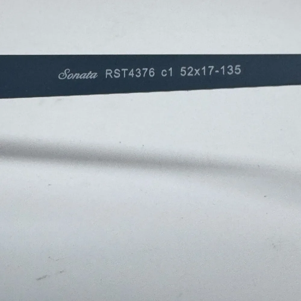 Sonata Eyeglass Frames RST4376 C1 Phoko Flex Hinge 52/17/135 Black H15708‎